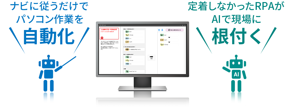 ナビに従うだけでパソコン作業を自動化 定着しなかったRPAがAIで現場に根付く