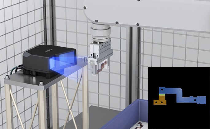 プレス 打抜き部品のバリ高さ検査 3D 高さ画像 非接触 LJ-S8000シリーズ