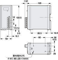 モニタ内蔵超小型 MSシリーズの説明画像