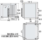 モニタ内蔵超小型 MSシリーズの説明画像