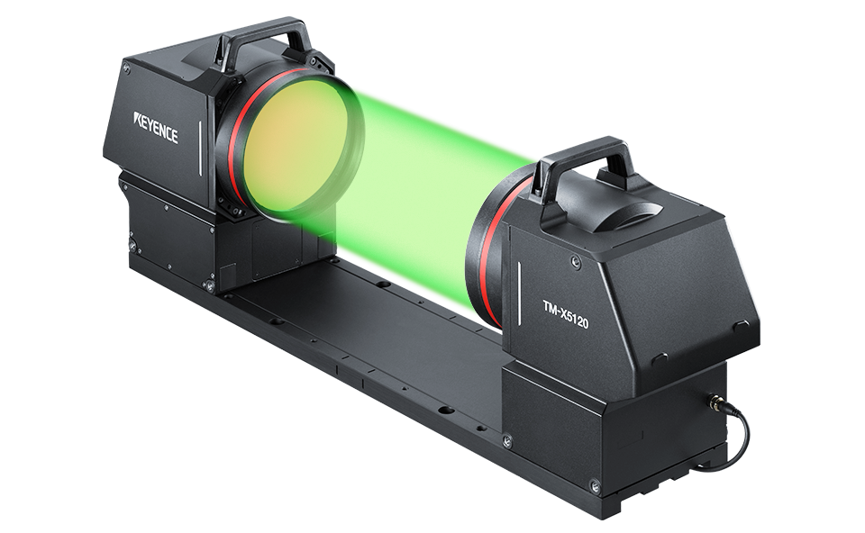TM-X5000シリーズ センサヘッド ベアリングの寸法測定用 インライン投影画像測定器