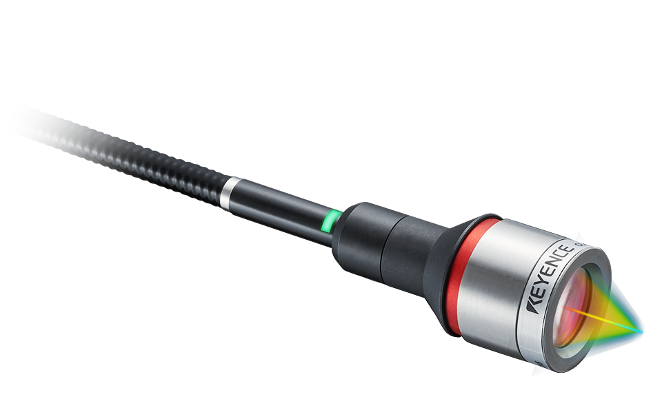 CL-3000シリーズ センサヘッド セラミック基板の厚み・反り測定用 マルチカラーレーザ同軸変位計