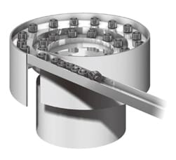 キャップの搬送で動かなくなる