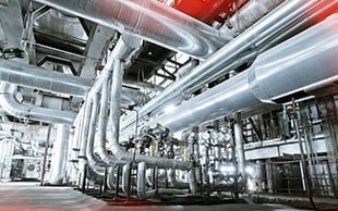 プレハブ配管の寸法測定