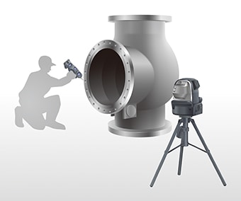 一人で簡単に測定できる操作性