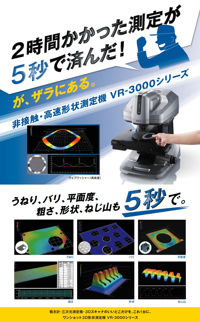 2時間かかった測定が5秒ですんだ！が、ザラにある