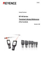 BT-Wシリーズ 端末ライブラリリファレンス [ファイル制御編] Ver.4.50