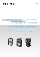 SR-5000/2000/1000 シリーズ MITSUBISHI iQ-F FX5 SERIES 接続ガイド　Ethernet PLC リンク通信 (Ethernet ポート内蔵CPU)