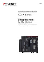 XG-Xシリーズ セットアップマニュアル (LJ-X/LJ-V編)