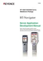 BT-1000/1500/3000シリーズ BT-Navigator(BT-H10W) サーバアプリケーション開発マニュアル