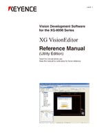 XG-8000シリーズ XG VisionEditor リファレンスマニュアル ユーティリティ編
