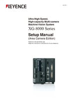 XG-8000シリーズ セットアップマニュアル エリアカメラ編