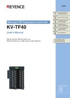 KV-TF40 ユーザーズマニュアル