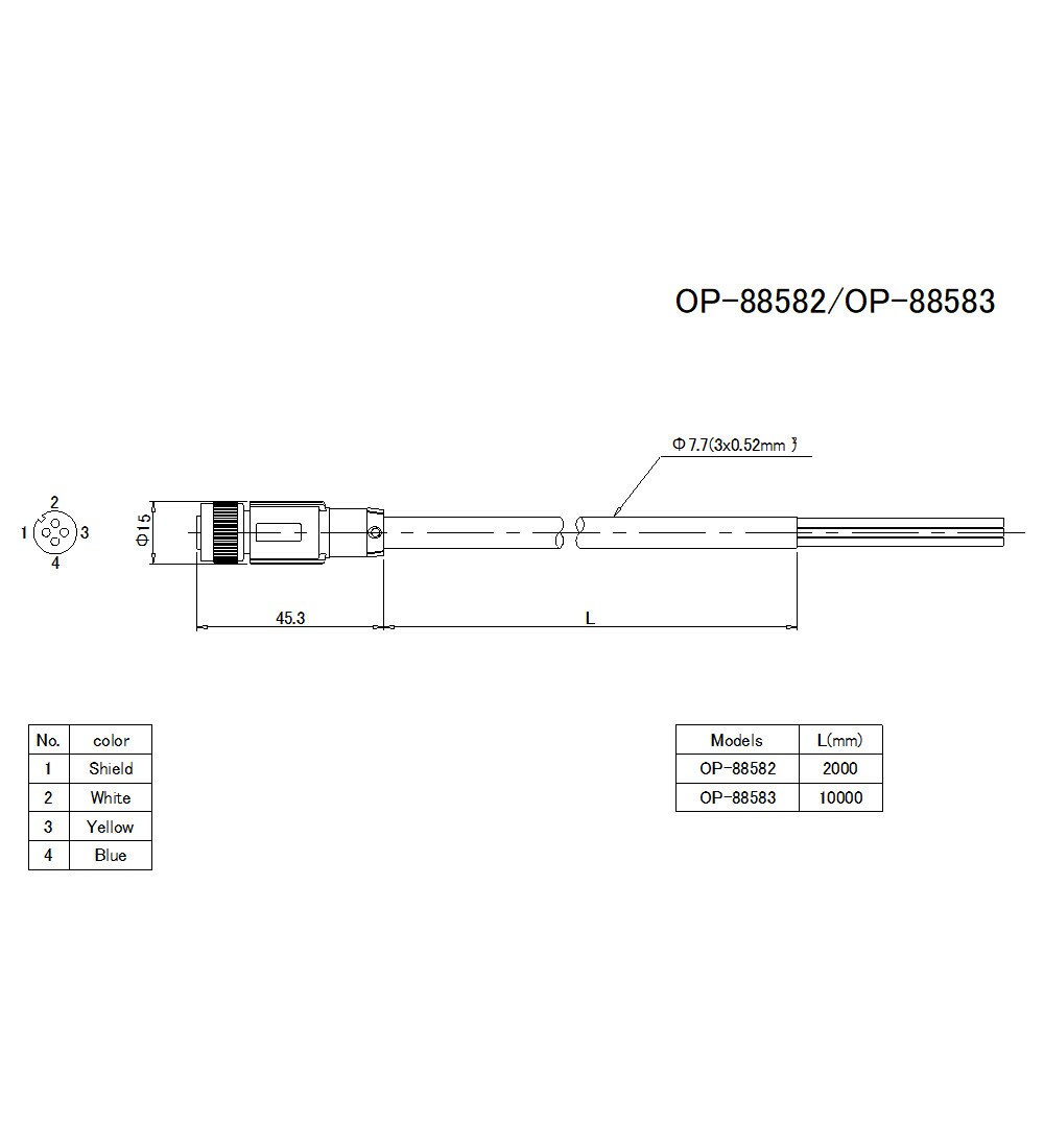OP-88582/88583 Dimension