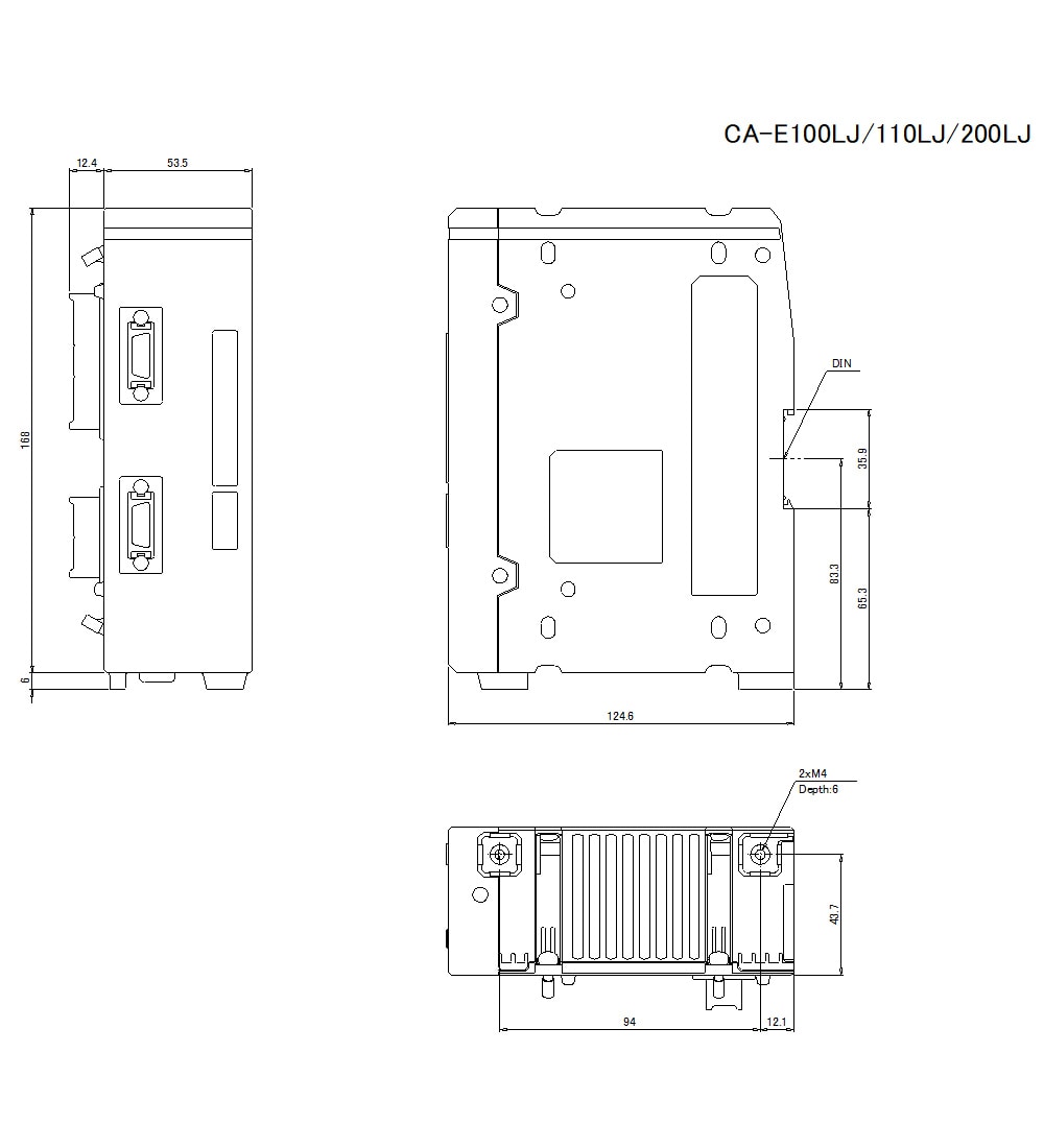 CA-E100LJ/110LJ/200LJ Dimension