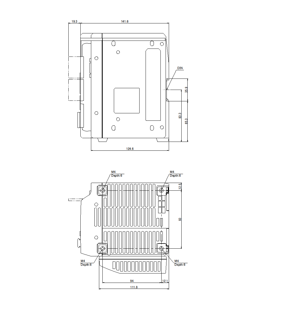 CV-X490 Dimension 02