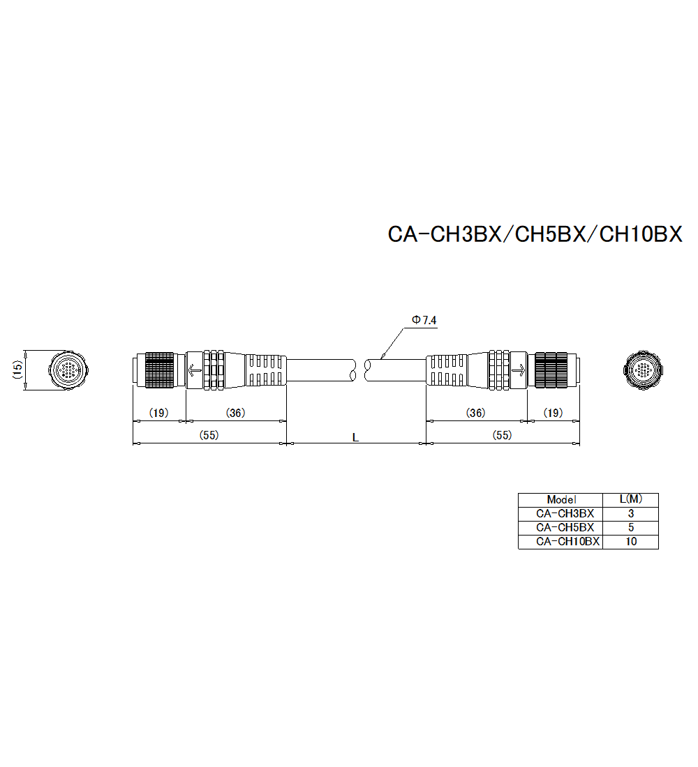 CA-CH3BX/5BX/10BX Dimension