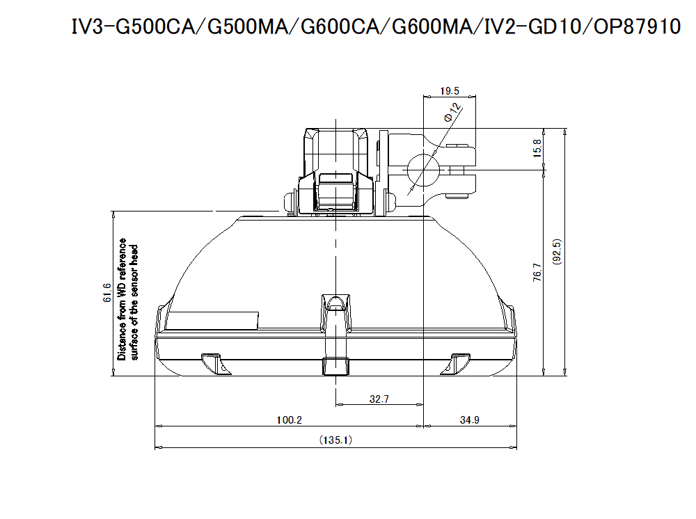 IV3-G/GD10/OP-87910 Dimension 01