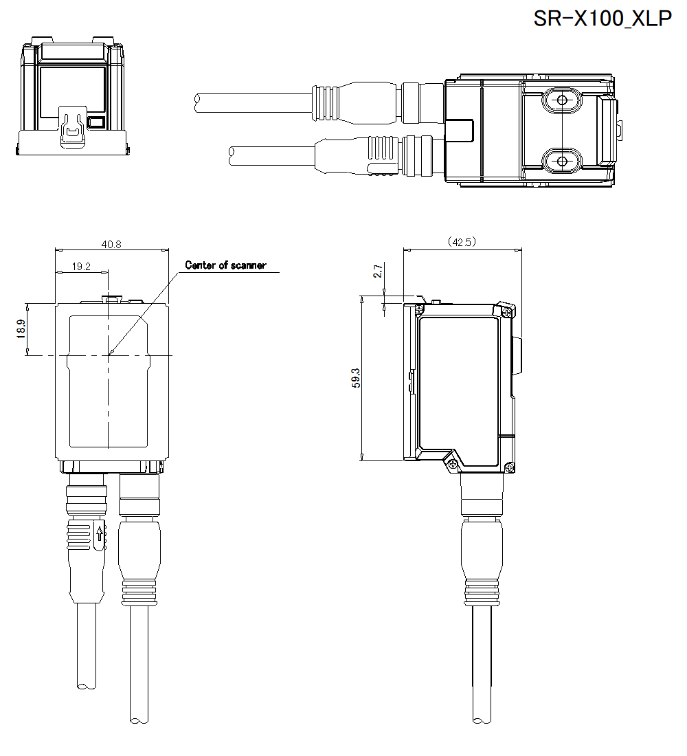 SR-X100/XLP Dimension
