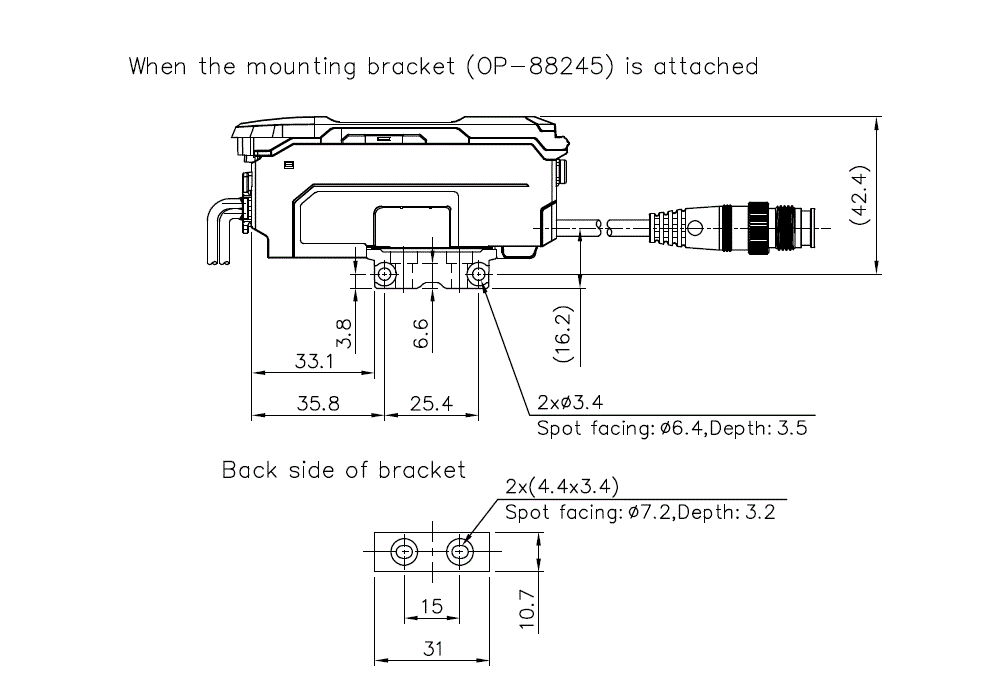 FD-ECA1C/EPA1C Dimension