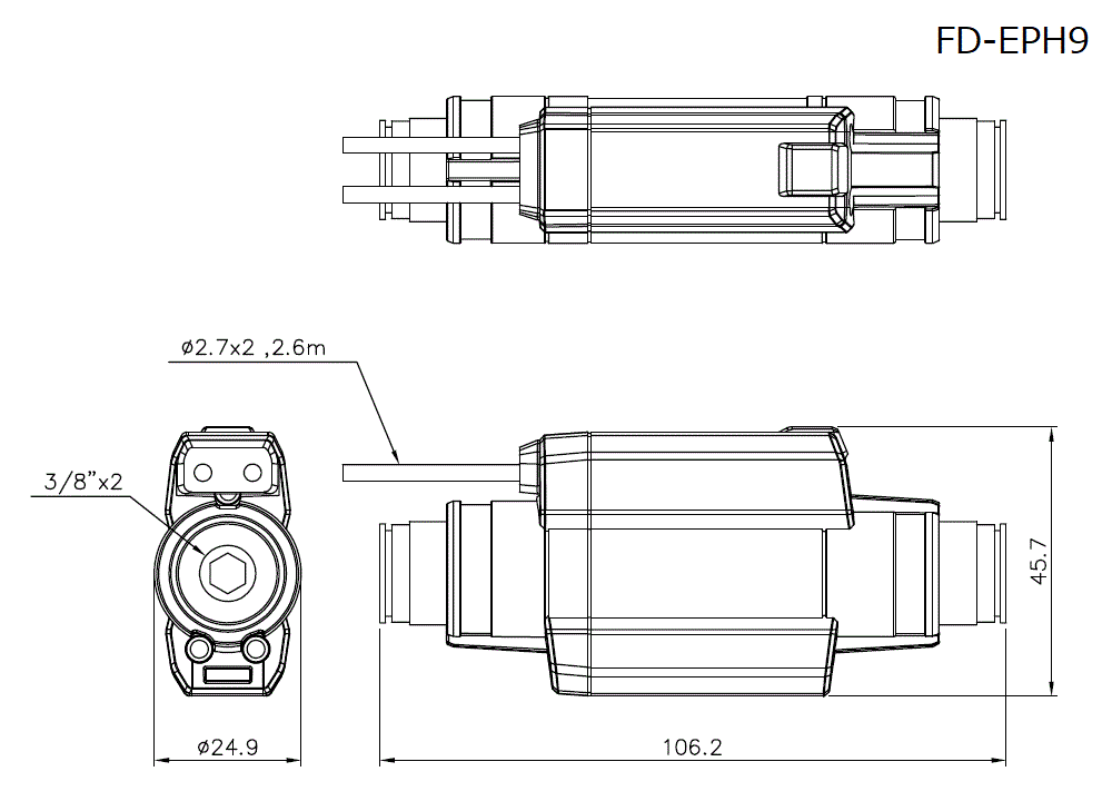 FD-EPH9 Dimension