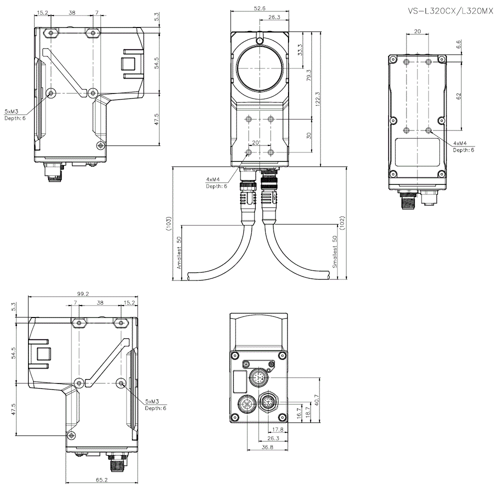 VS-L320CX/MX Dimension