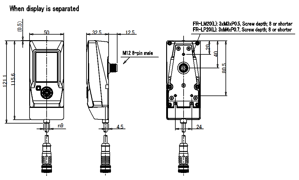 FR-LM20(L)/LP20(L) Dimension