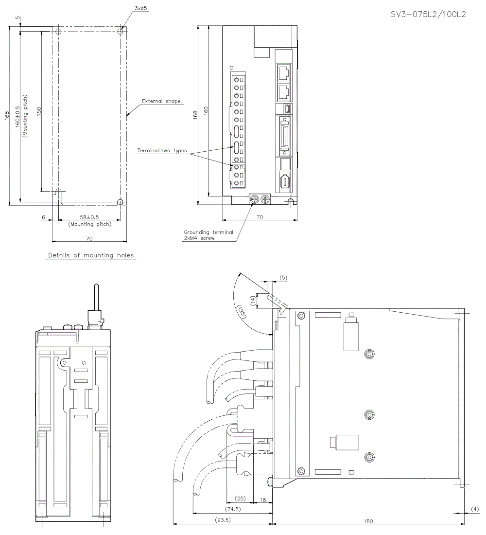 SV3-075/100L2 Dimension