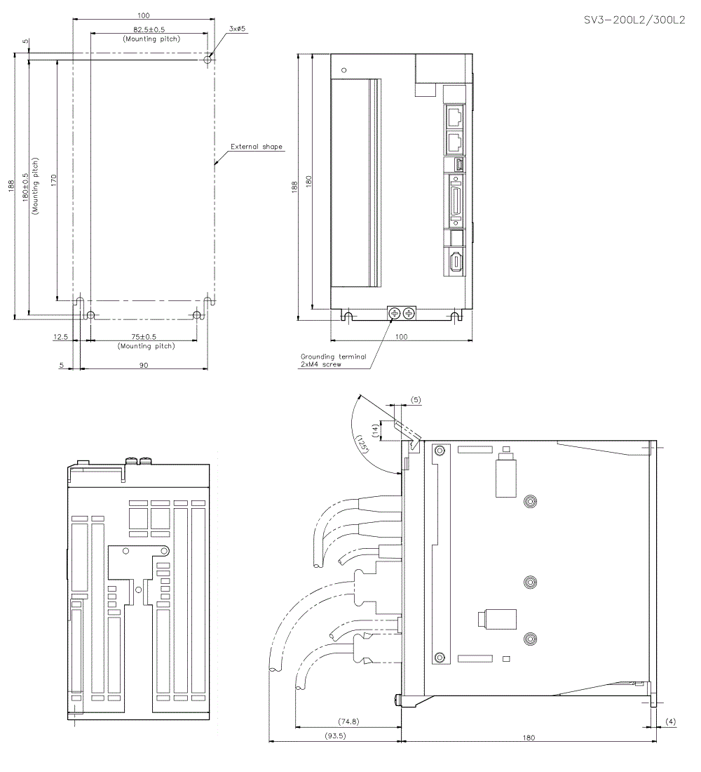 SV3-200/300L2 Dimension