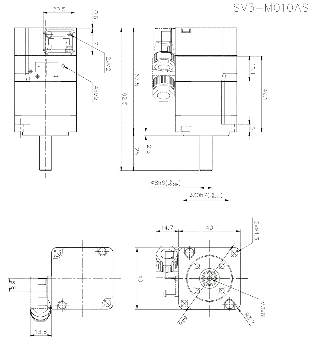 SV3-M010AS Dimension