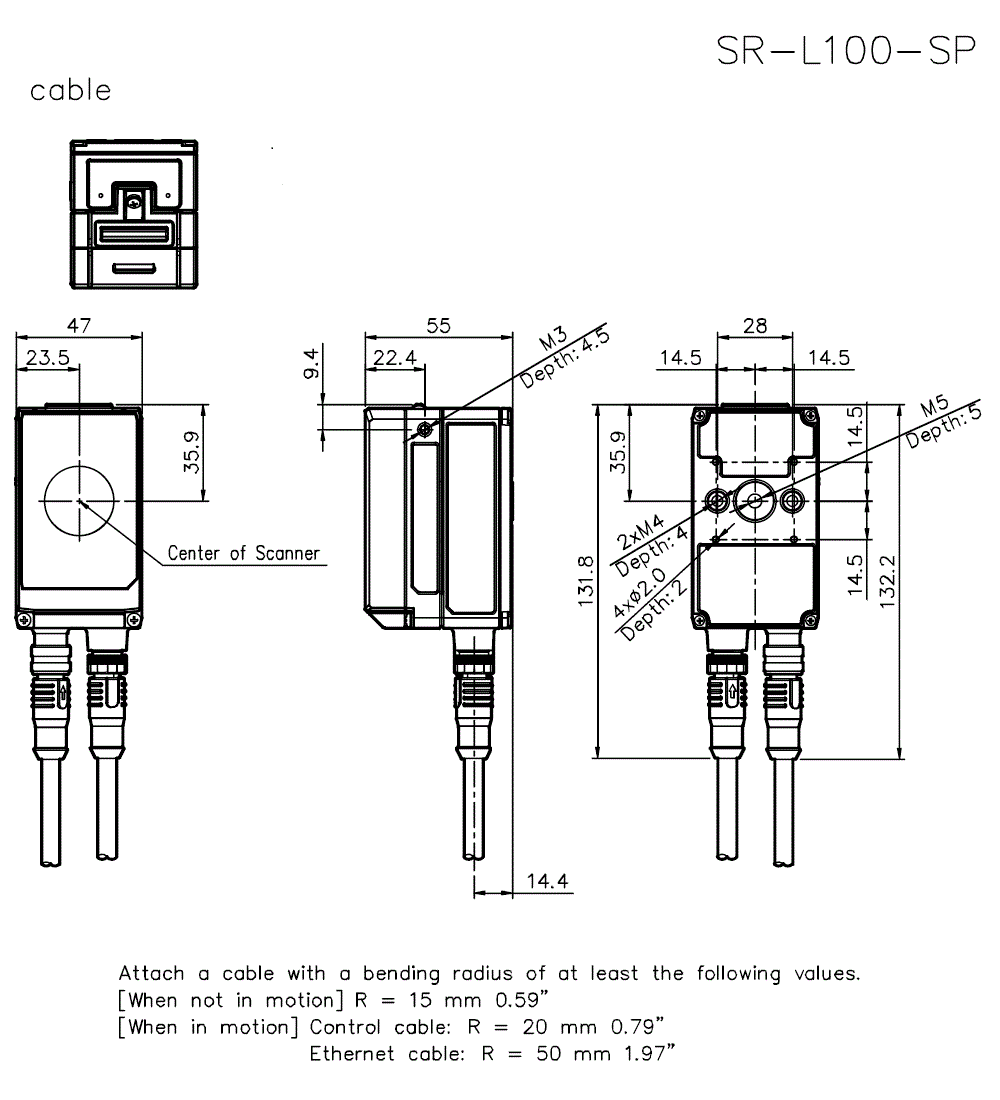 SR-L100-SP Dimension