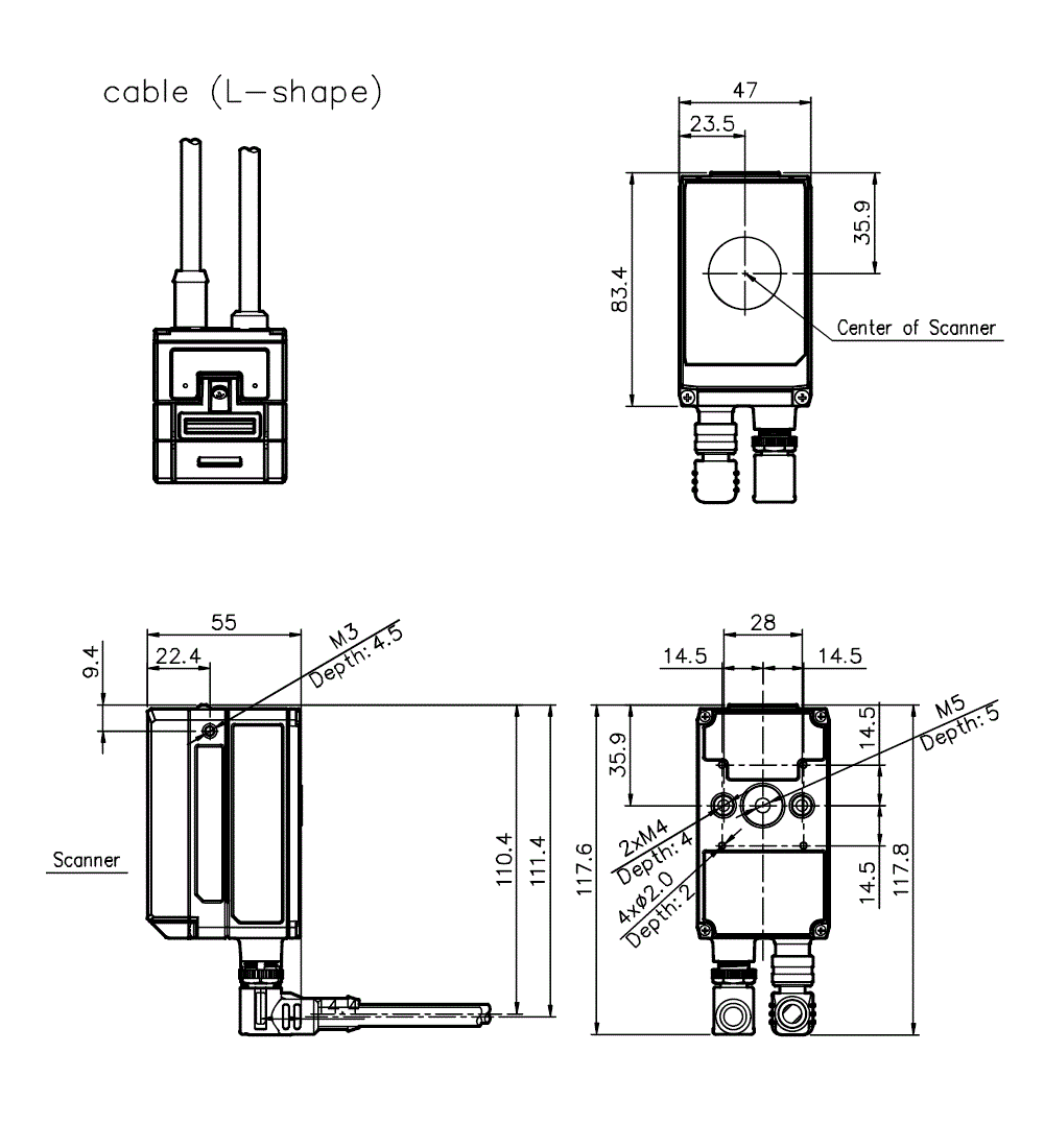 SR-L100-SP Dimension