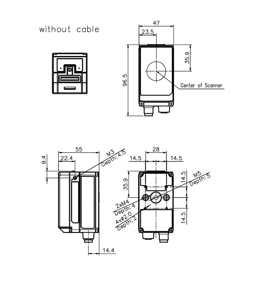 SR-L100-SP Dimension