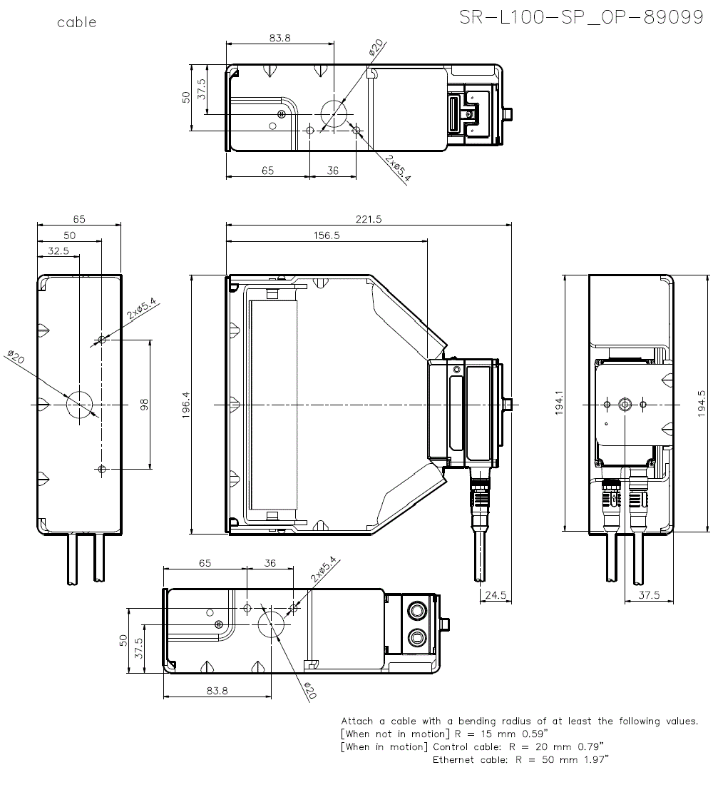 SR-L100-SP_OP-89099 Dimension
