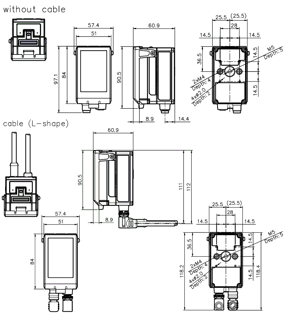 SR-L100-SP_SR-L1AP Dimension