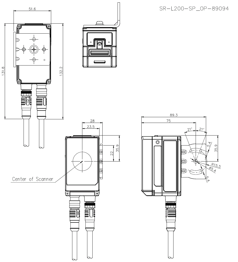 SR-L200-SP_OP-89094 Dimension