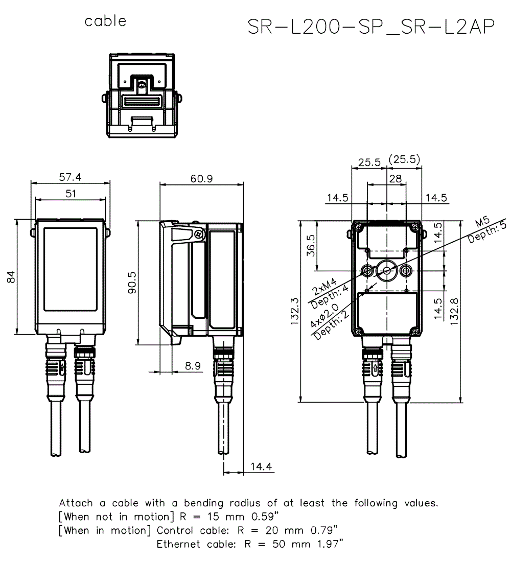SR-L200-SP_SR-L2AP Dimension