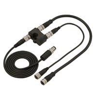 OP-89097 - 電源・センサ Y字分岐コネクタ・ケーブルセット M12 L-Code