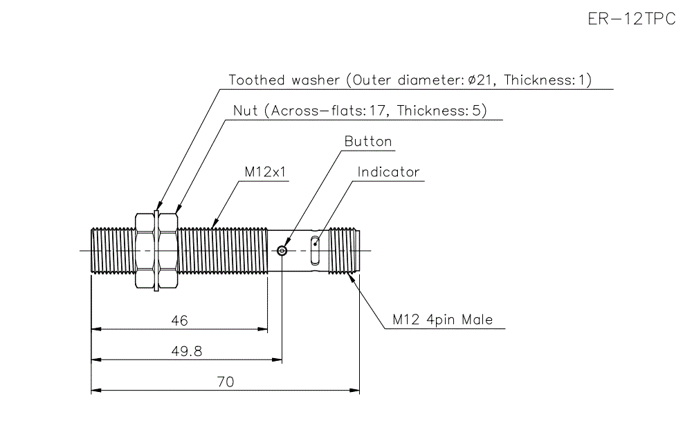 ER-12TPC Dimension