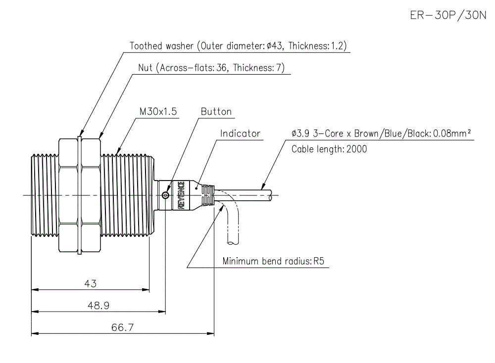 ER-30P/30N Dimension