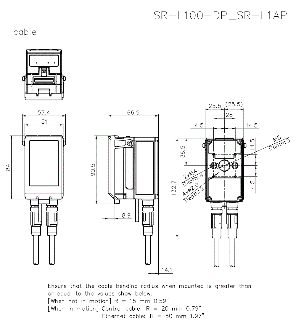 SR-L100-DP_SR-L1AP Dimension