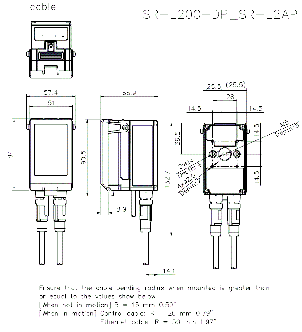 SR-L200-DP_SR-L2AP Dimension