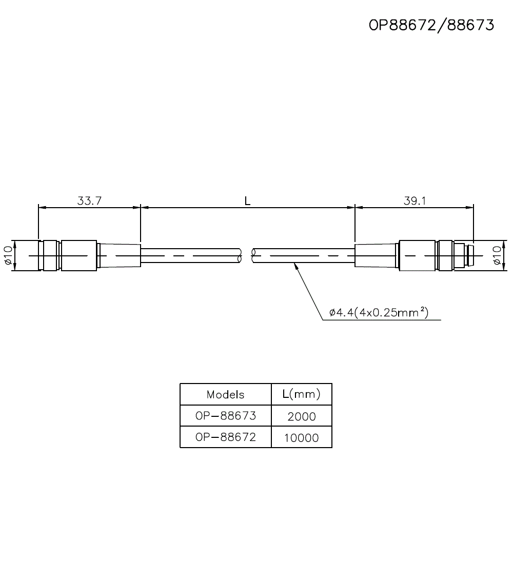 OP-88672/88673 Dimension