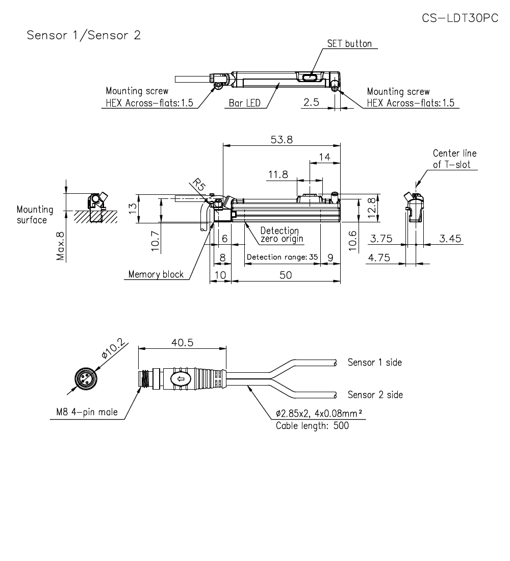 CS-LDT30PC Dimension