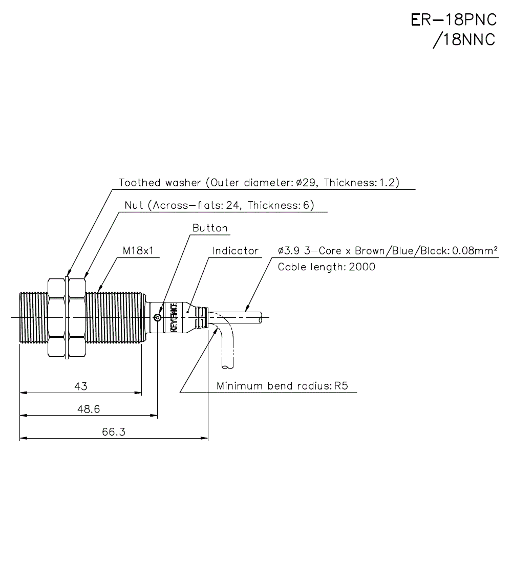 ER-18PNC/18NNC Dimension