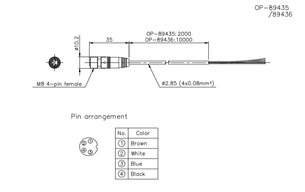 OP-89435/89436 Dimension