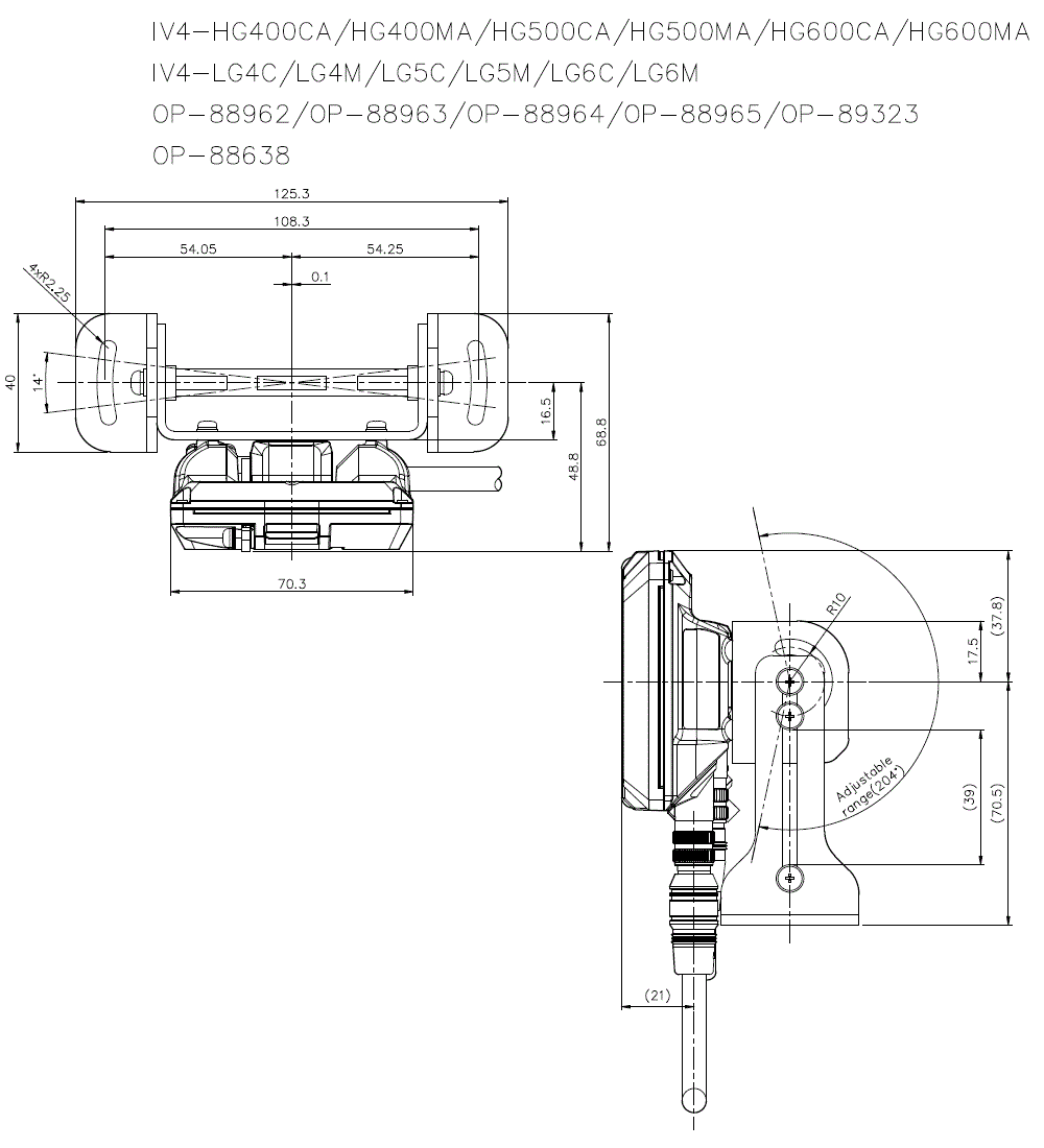 IV4-HG_LG_OP-88638_BR-CABLE Dimension