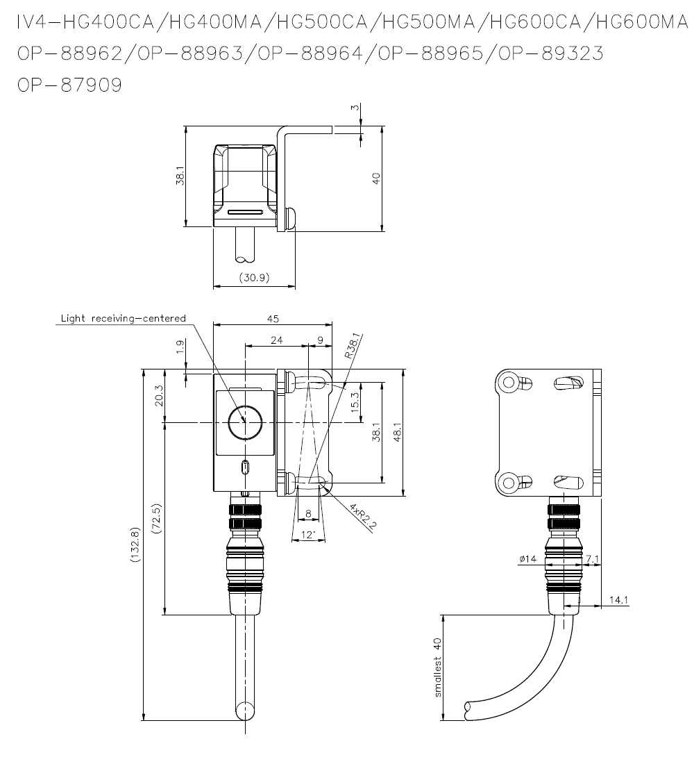 IV4-HG_OP-87909_BR-CABLE Dimension