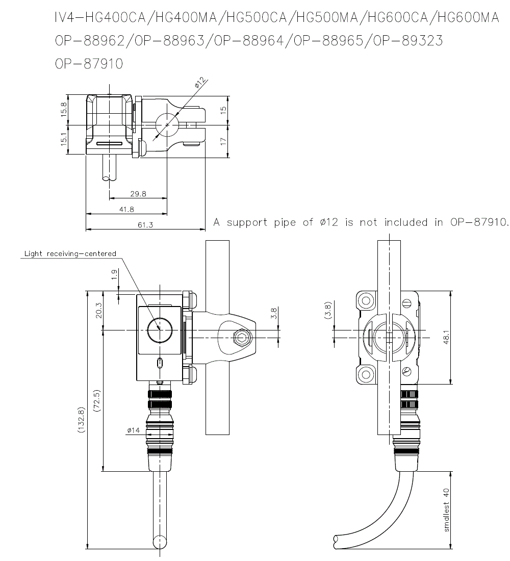 IV4-HG_OP-87910_BR-CABLE Dimension