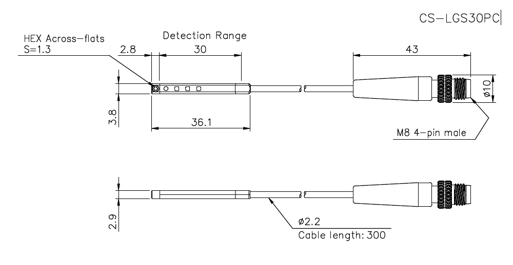 CS-LGS30PC Dimension